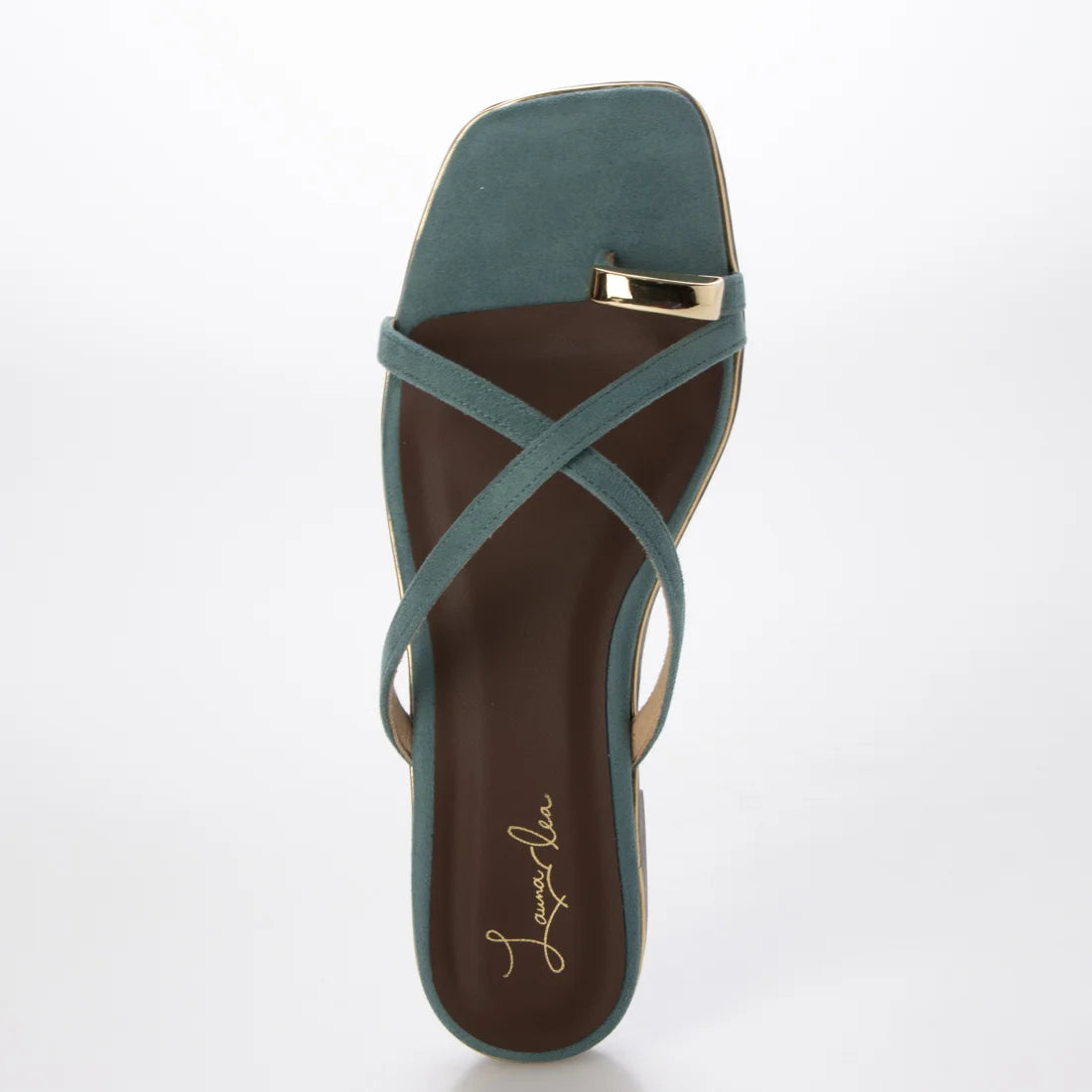 【新品預訂】日本製 Launa Lea 大拇指套環平底涼鞋(632)(藍綠色/ Blue Green S/C)