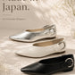 【新品預訂】日本製 Lauf Oletta  [All Weather] 全天候 可踩踭 柔軟大扣環V型平底鞋（LRP139 BLACK）