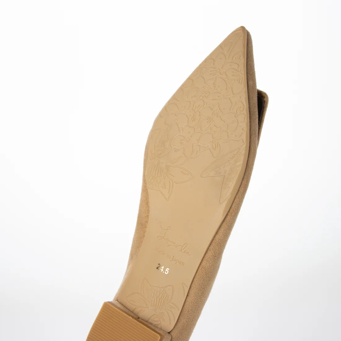 【新品預訂】日本製 Launa lea 扣尖頭高跟鞋 (459A) (杏色 S / Beige S )