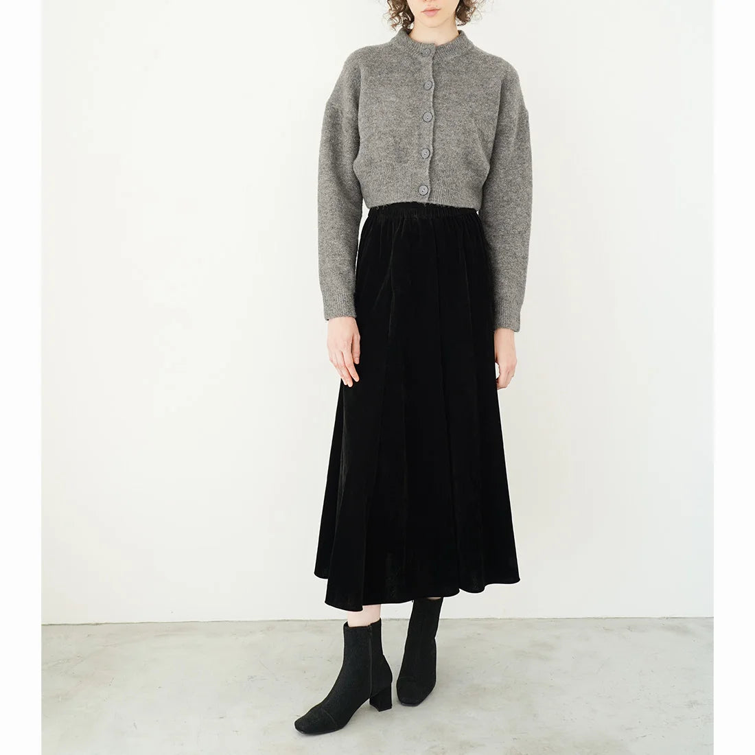 日本製 Launa Lea 6cm閃閃方頭短靴 (582)(黑色Z／Black Z)