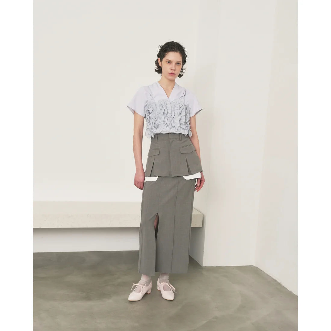 【新品預訂】日本製Emma Francis  3cm踭 經典蝴蝶結高跟鞋（淺粉色）(3002g-Z 145)