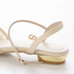 【新品預訂】日本製 Launa Lea 花卉蕾絲漁網綁帶涼鞋 (600A)(象牙色Z / Ivory Z）