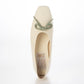 【新品預訂】日本製 Launa lea 繩蝴蝶結方頭絨毛芭蕾舞鞋（B7102A）(黃色 S/C / Yellow S/C )