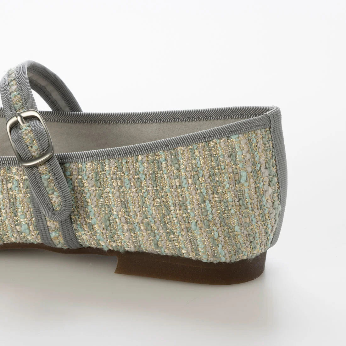 【新品預訂】日本製 Lauf Oletta 方頭織物材質瑪莉珍鞋 (LH115 MINT-Z) (薄荷綠色)