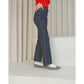 日本製【珍珠色調防水】Emma Francis 真皮 尖頭平底芭蕾舞鞋(01b-L S154)(Dark Grey leather suede) （ダークグレー レザースエード）