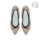 日本製【珍珠色調防水】Emma Francis真皮 尖頭平底芭蕾舞鞋(01b-L S328)(Leopard print leather suede)（レオパード柄 レザースエード）