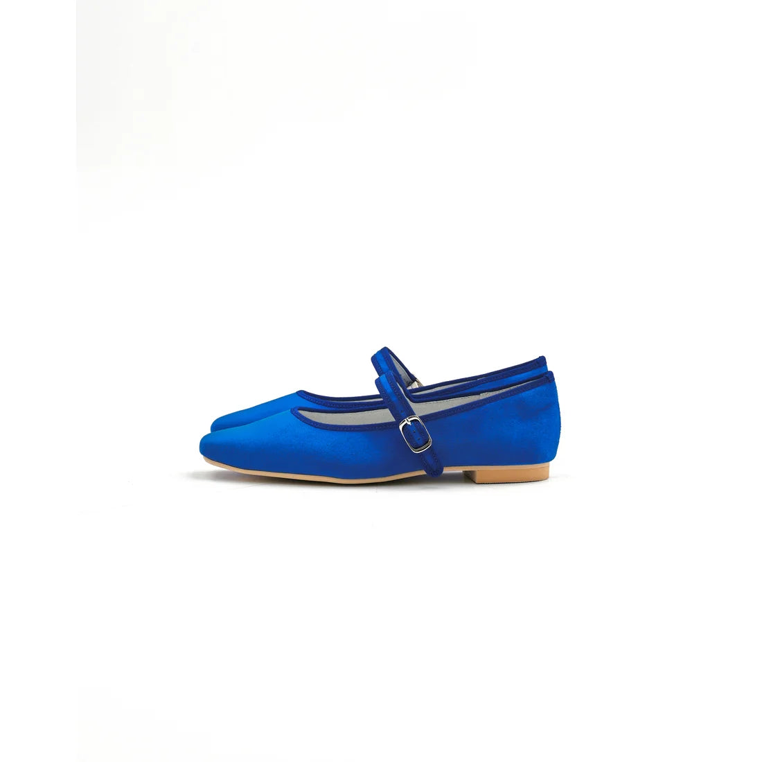 【新品預訂】日本製Emma Francis  防撥水方頭瑪麗珍（藍色絨面）(2001g S120)