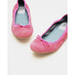 日本製【珍珠色調防水】Emma Francis 真皮 圓頭平底芭蕾舞鞋(02b-L S143)(Dark pink leather suede)（ダークピンク レザースエード）