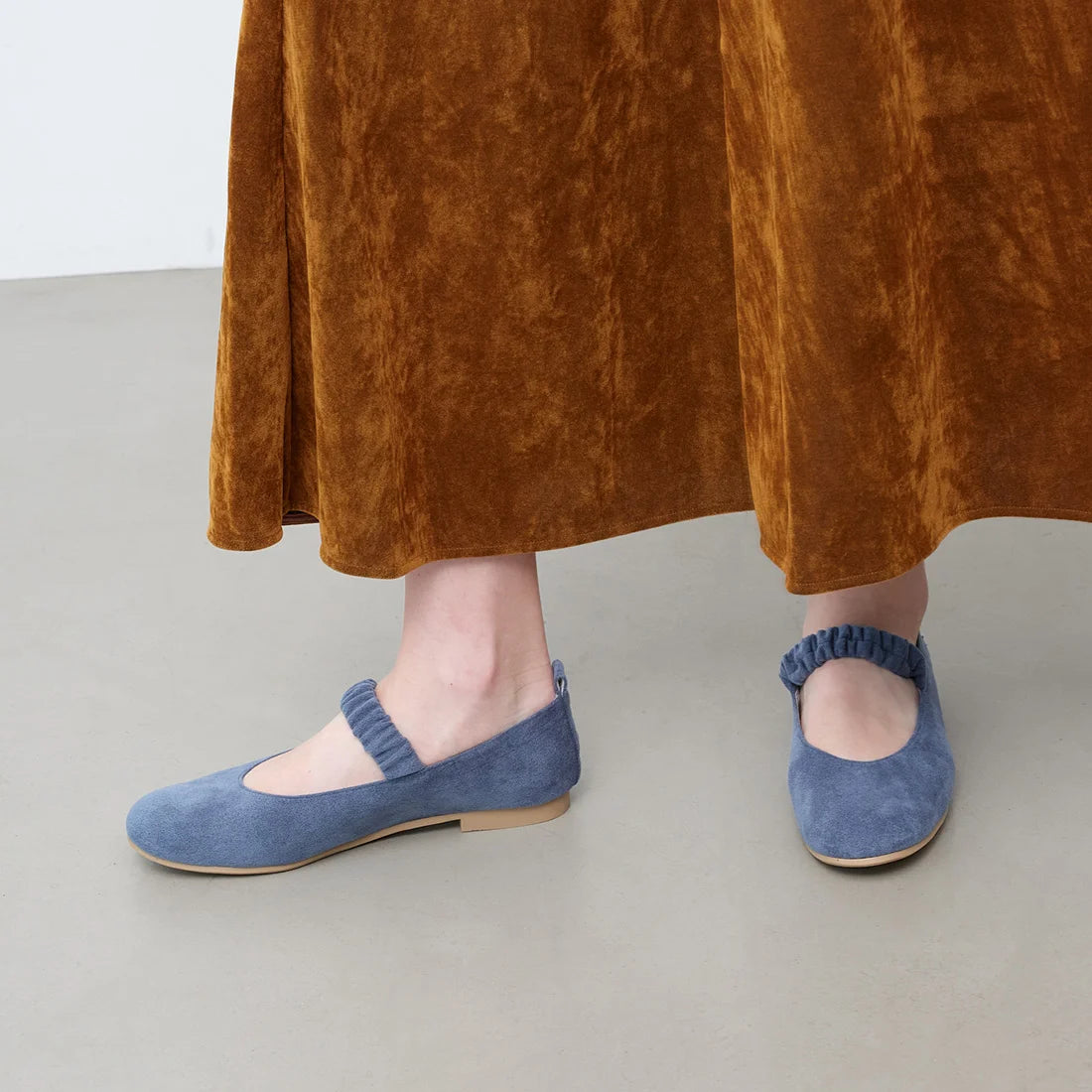 【新品預訂】Launa lea Mary Jane軟質芭蕾鞋 (B3005A) （藍色S / Blue S)