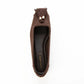 【新品預訂】日本製 Lauf Oletta 鑲邊流蘇設計的氣質平底鞋(LH120 D Brown-S) (深棕色)
