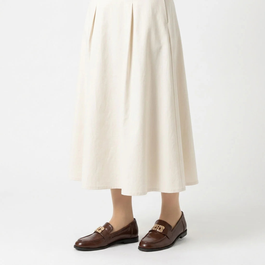 【新品預訂】日本製 Launa lea 經典搭扣樂福鞋（643）(深啡色/D Brown)