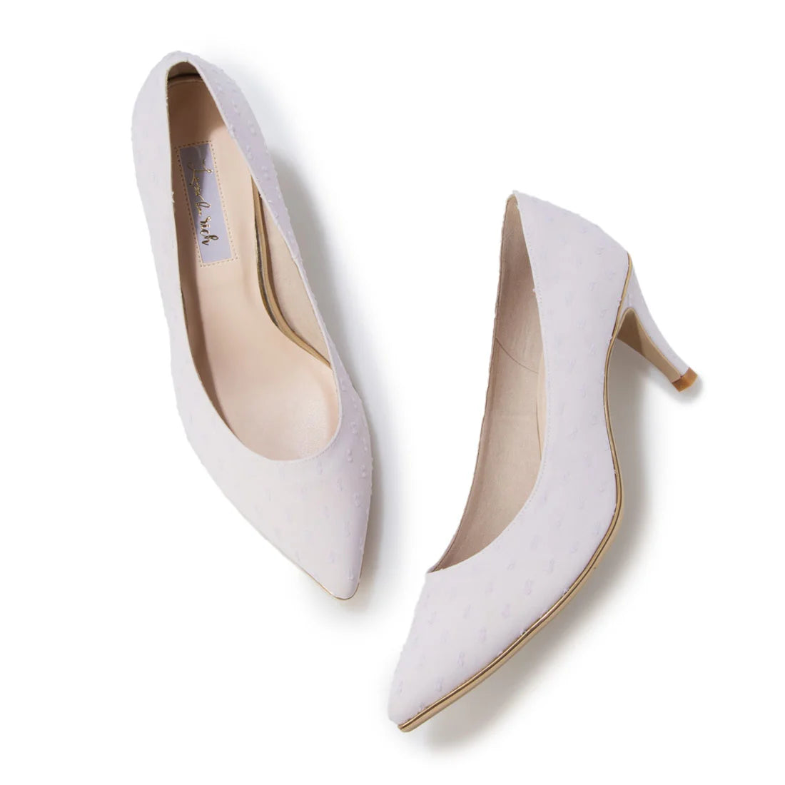 【新品預訂】日本製 Launa Lea Rich 7cm Gold Line高跟鞋 (80001F) (薰衣草色 Z / Lavender Z)