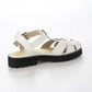【新品預訂】日本製 Lauf Oletta T型帶3cm厚底涼鞋 (LP148 White)(白色)