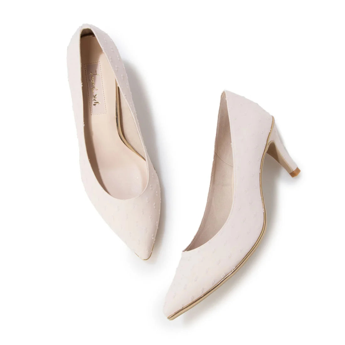 【新品預訂】日本製 Launa Lea Rich 7cm Gold Line高跟鞋 (80001F) (粉色 Z / Pink Z)
