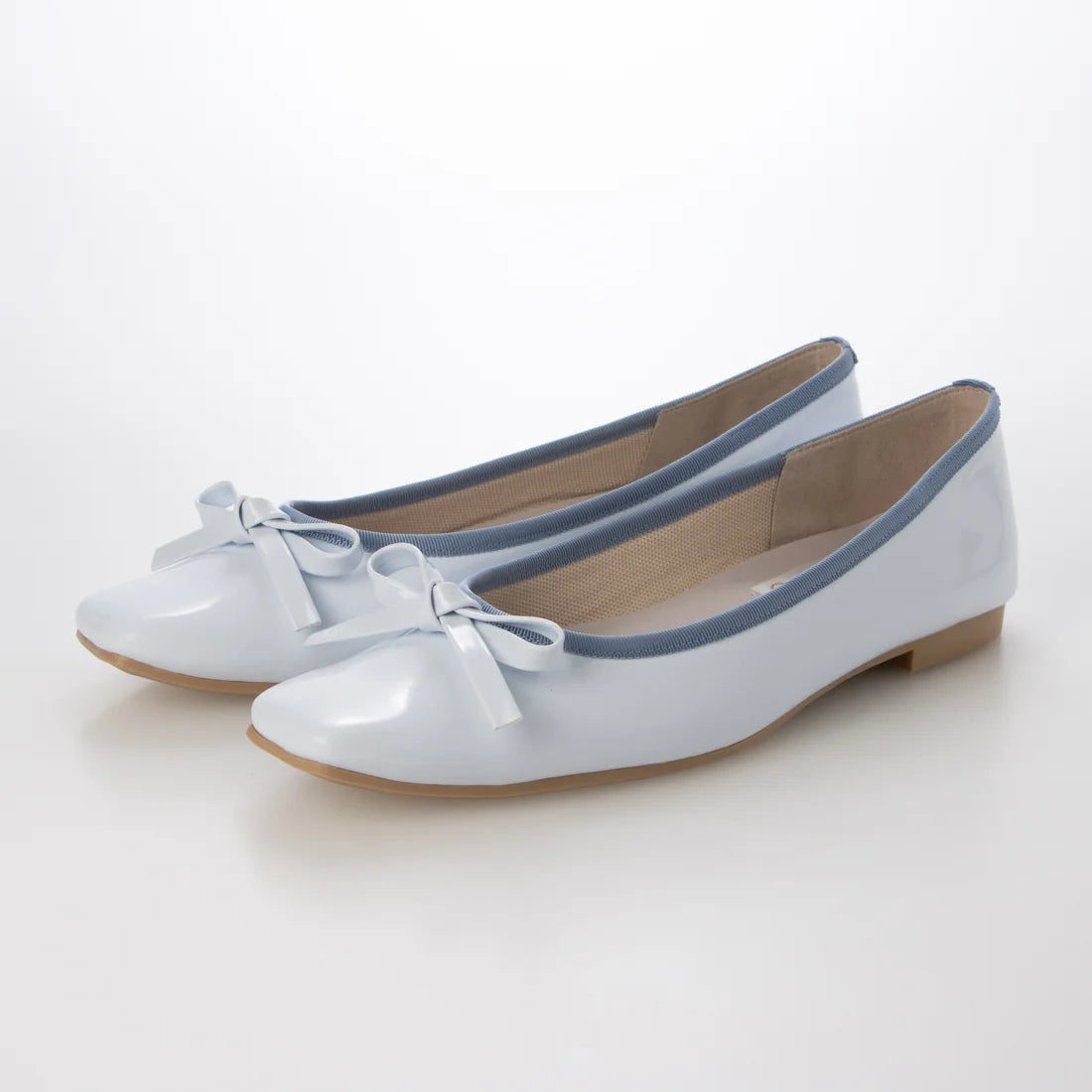 【新品預訂】日本製 Launa lea Rainyday 防水方頭芭蕾鞋 (RB7403A)(淺藍色 E / L Blue E )