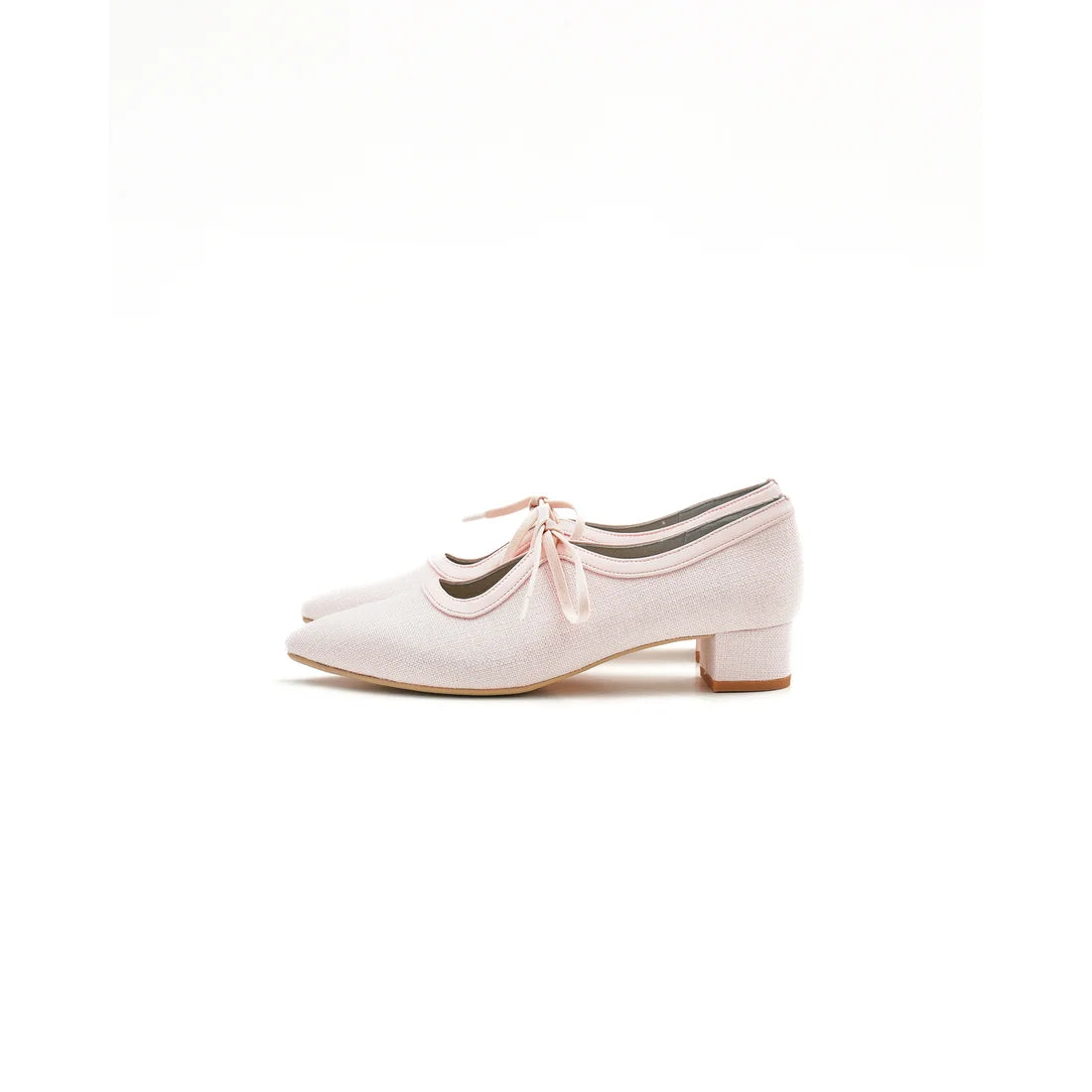 【新品預訂】日本製Emma Francis  3cm踭 經典蝴蝶結高跟鞋（淺粉色）(3002g-Z 145)