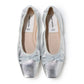 【新品預訂】日本製Lauf Oletta 柔軟褶皺無縫一體式芭蕾舞鞋 ( LH109 SILVER-S ) (銀色)