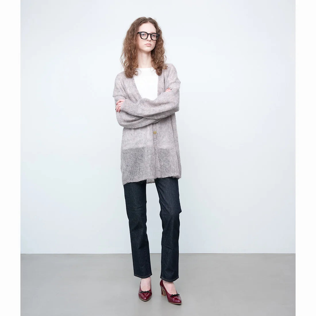 【新品預訂】日本製 Launa Lea 6cm杏仁頭蝴蝶結高跟鞋 (607)( 紅色 E / Bordeaux E)