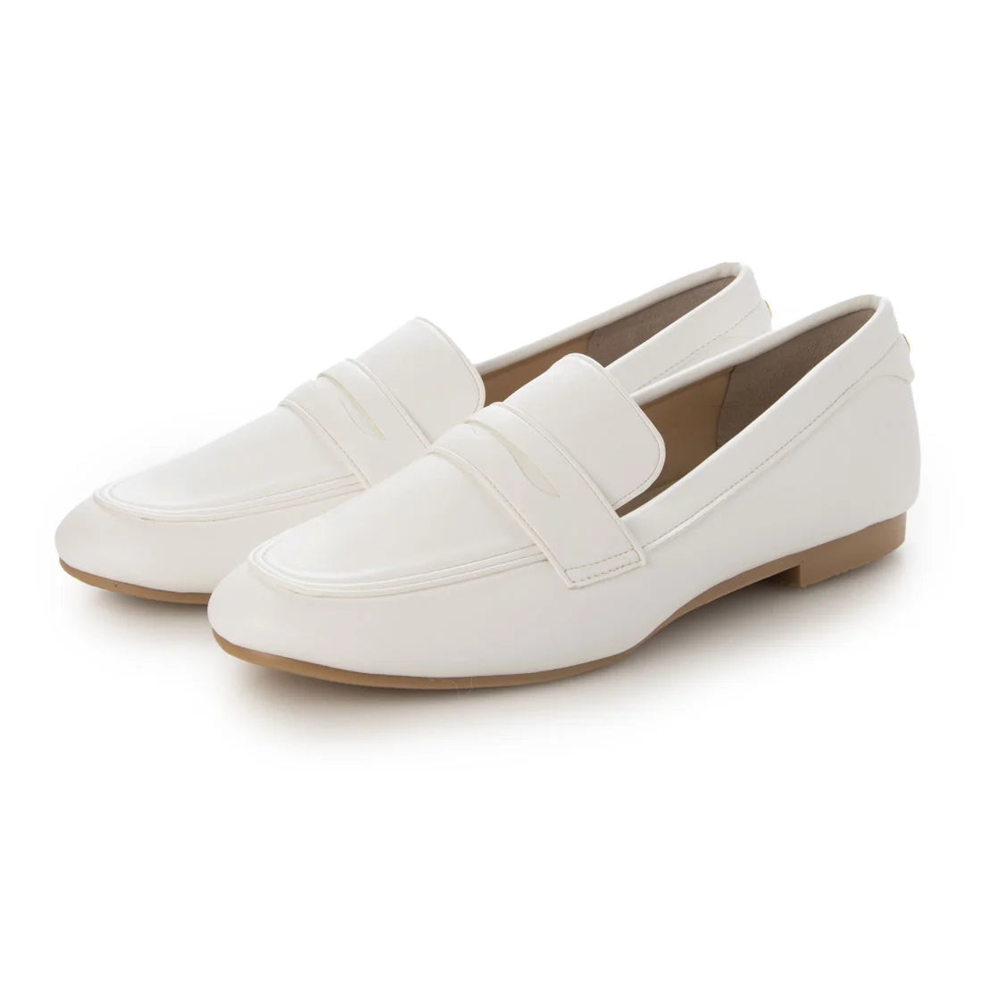 【新品預訂】日本製 潮牌Lucida 防水 白色 Alasia 基本款平底樂福鞋 (LC-104 WHT )