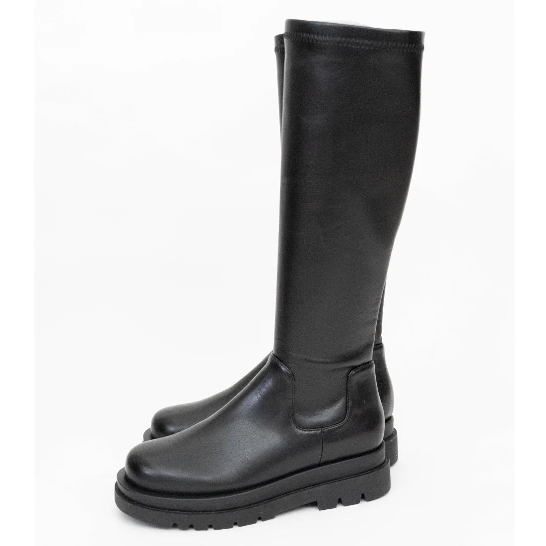 【新品現貨】 Launa Lea  4.5cm踭厚底伸縮長靴 (S123)(黑色 / Black)