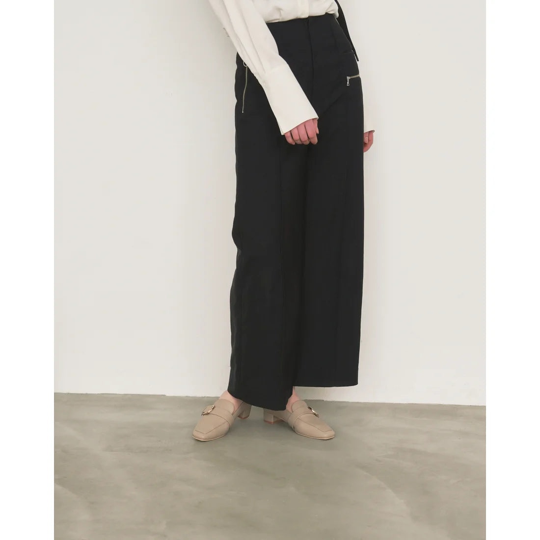 【新品預訂】日本製Emma Francis 3cm踭 皮帶設計樂福鞋（灰啡色光滑）(3004b-P 155)