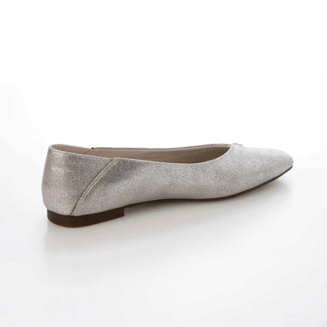 【新品預訂】日本製 Lauf Oletta 簡約金色配件踩踭平底鞋 (LH103 Silver-S) (銀色)
