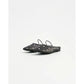 【新品預訂】日本製Emma Francis 亮片薄紗平底穆勒鞋 (05l-T 101)（黑色薄紗）BLK