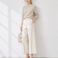 【新品預訂】日本製 Launa lea 優雅魚嘴細蝴蝶結平底鞋(634)  (藕粉色/Mauve-S)