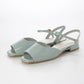 【新品預訂】日本製 Launa Lea 漆皮露趾涼鞋(624)(藍綠色E / Blue Green E)