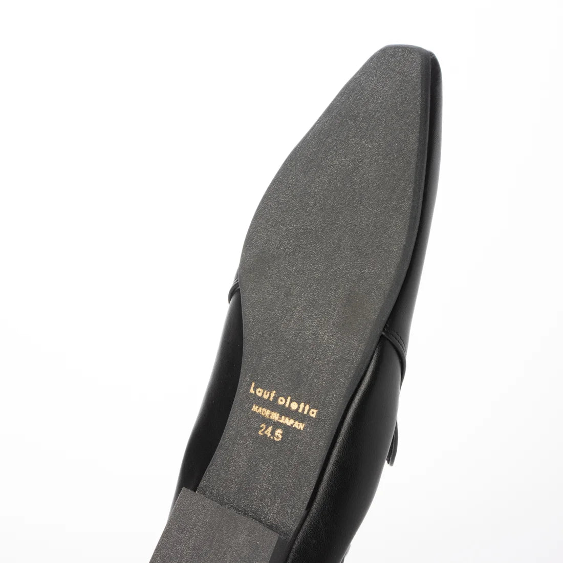 【新品預訂】日本製 Lauf Oletta  [All Weather] 全天候 柔軟褶皺平底鞋（LRP143 BLACK）