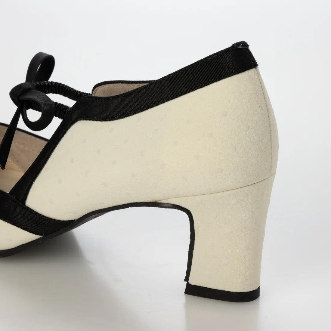 【新品預訂】日本製 Launa Lea 6cm踭蝴蝶結瑪莉珍高跟鞋( 577A ) ( 象牙色 Z / Ivory Z)