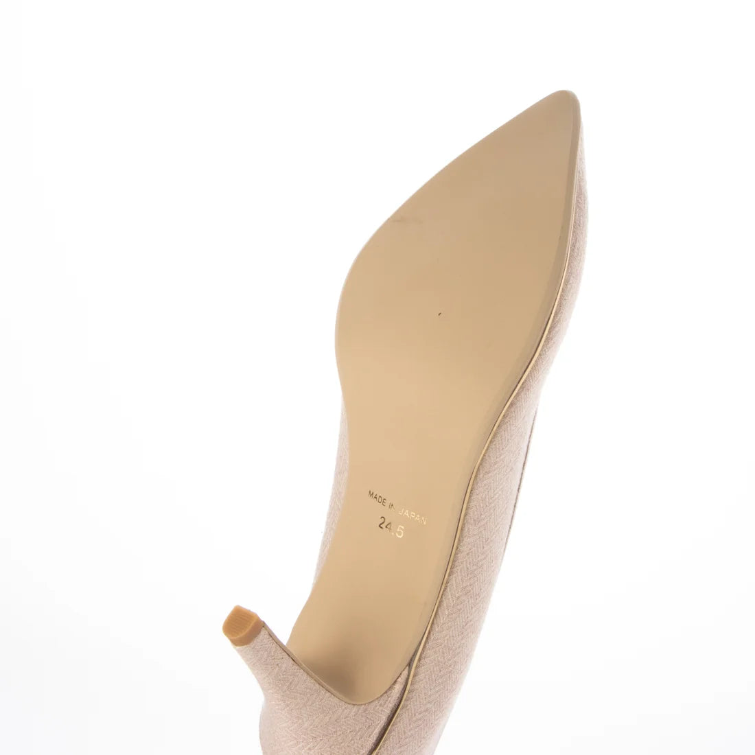 【新品預訂】日本製 Launa Lea Rich 7cm Gold Line高跟鞋 (80001F) (粉杏色 Z / Pink Beige Z)