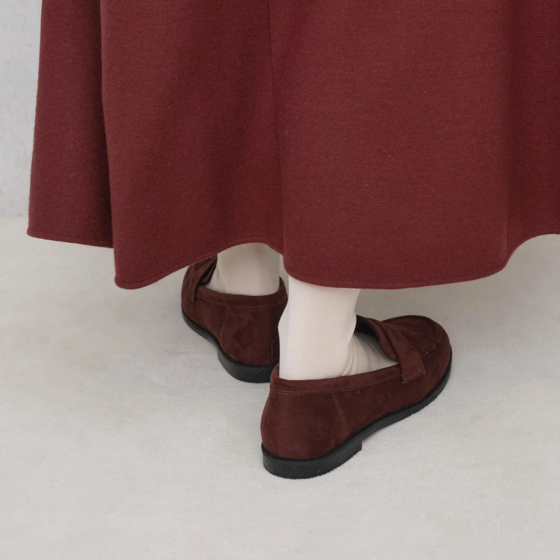 【新品現貨】日本製 Launa Lea 麂皮材質軟質便士樂福鞋 (613)(D Brown S/ 深棕色S)