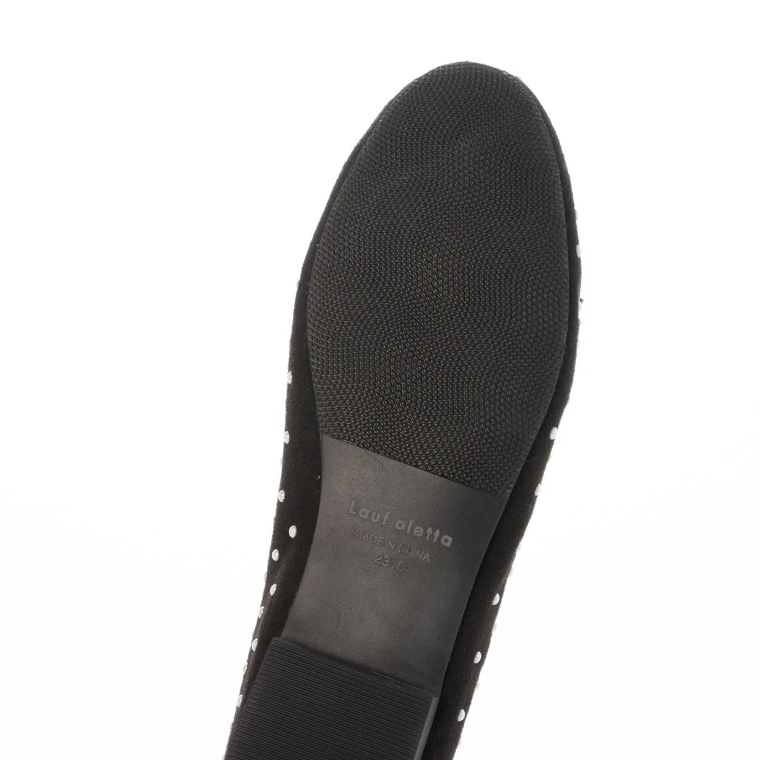 【新品預訂】日本製 Lauf Oletta  扭繩緞帶珍珠芭蕾鞋(L111 BLACK-S/C) (黑色)