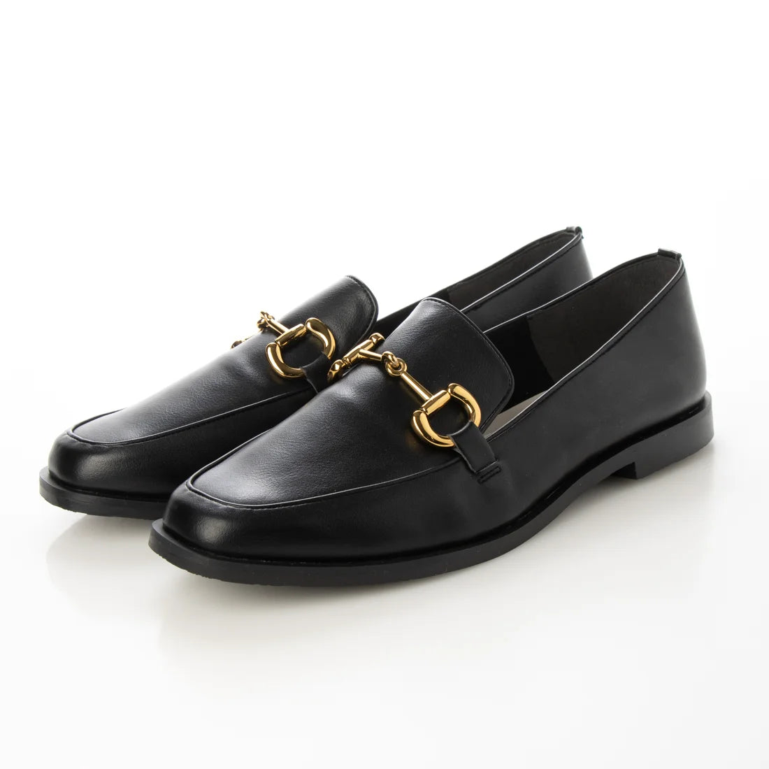 日本製  Launa lea 金色比特樂福鞋 (500) (黑色／Black )
