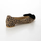 日本製 Launa Lea 絲絨蝴蝶結平底鞋 (460C)(豹紋 S / Leopard S)