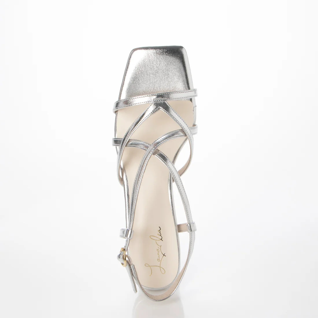 日本製 Launa Lea 方頭細帶涼鞋 (473) (銀色 / Silver)