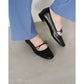 日本製 Emma Francis 金屬絲帶 2cm 高跟鞋 (黑色磨砂) 05e-M 101 BLK