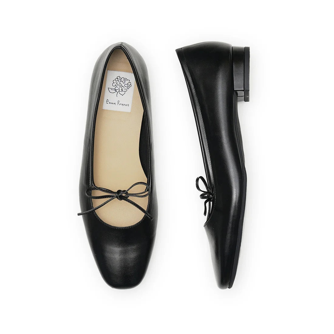 日本製 Emma Francis 金屬絲帶 2cm 高跟鞋 (黑色磨砂) 05e-M 101 BLK