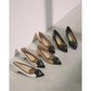 日本製 Emma Francis 胸花 3cm 高跟鞋 (黑色光面) 3002c-P 101 BLK