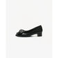 日本製 Emma Francis 胸花 3cm 高跟鞋 (黑色光面) 3002c-P 101 BLK