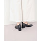 日本製 Emma Francis 鬆緊帶 4cm 高跟鞋 (黑色光面) 4002b-P 101 BLK
