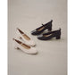 日本製 Emma Francis 鬆緊帶 4cm 高跟鞋 (黑色光面) 4002b-P 101 BLK