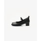 日本製 Emma Francis 鬆緊帶 4cm 高跟鞋 (黑色光面) 4002b-P 101 BLK