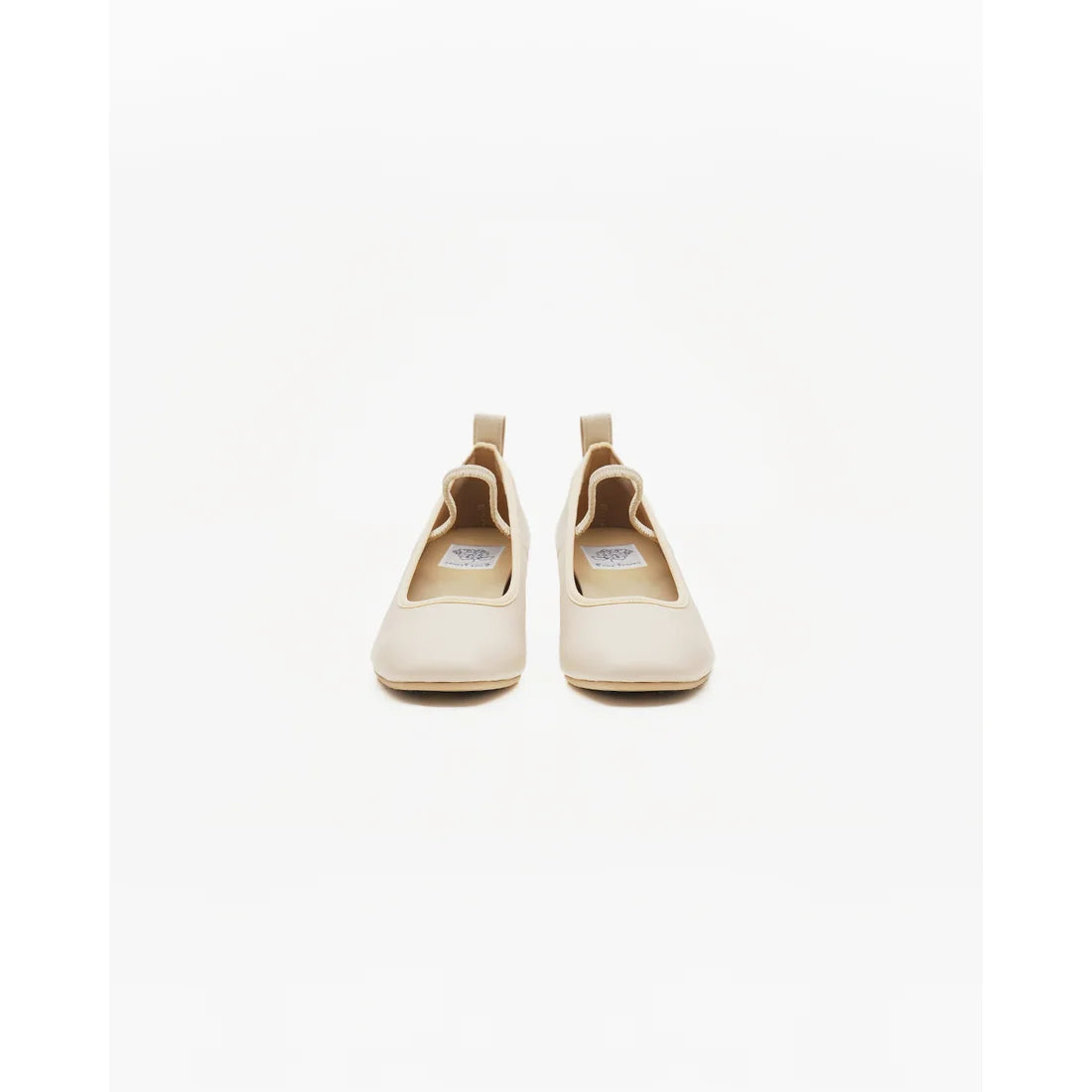日本製 Emma Francis 鬆緊帶 4cm 高跟鞋 (象牙色光面) 4002b-P 177 IVR