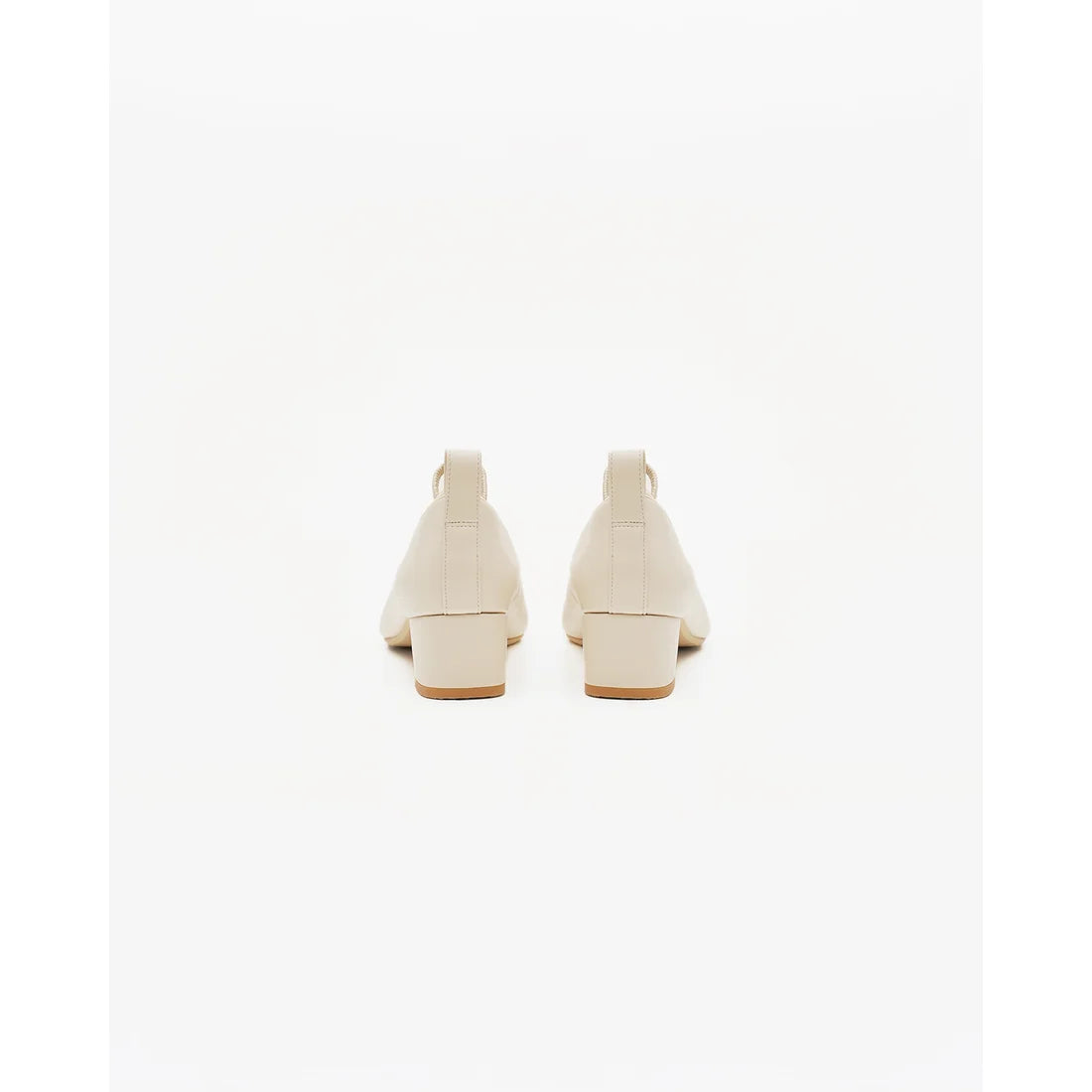 日本製 Emma Francis 鬆緊帶 4cm 高跟鞋 (象牙色光面) 4002b-P 177 IVR