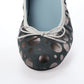 日本製 Emma Francis 神戶牛真皮圓頭平底芭蕾晴雨鞋 (EFx02p KS502)(Dot Pattern Black)（ドット柄 ブラック）