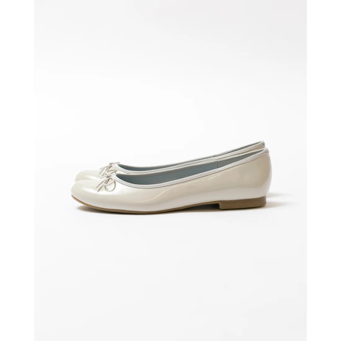 日本製 Emma Francis 圓頭平底芭蕾舞晴雨鞋 (02a-E 153) (Grey Enamel)（グレー エナメル）