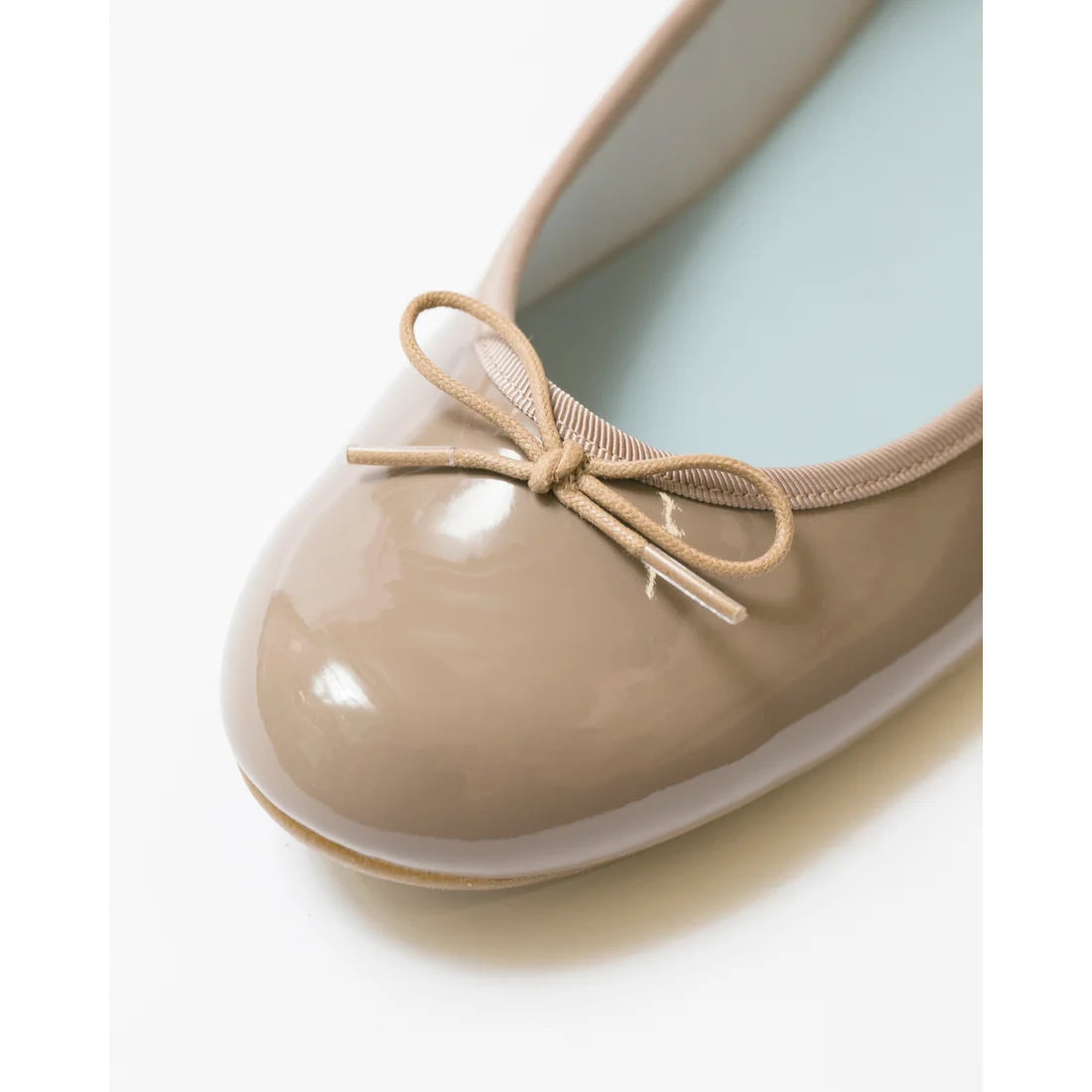 日本製 Emma Francis 圓頭平底芭蕾舞晴雨鞋 (02a-E 154)(L/Charcoal Grey Enamel)（チャコールグレー エナメル）