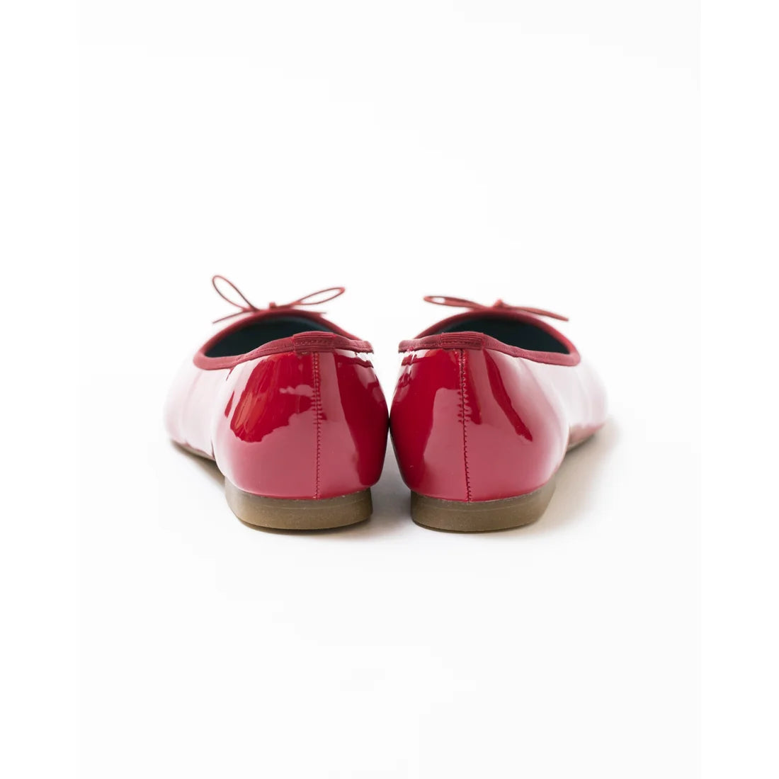 日本製 Emma Francis 圓頭平底芭蕾舞晴雨鞋 (02a-E 135) (Dark Red Enamel)（ダークレッド エナメル）